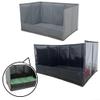 DAZZLEEX Portable Dog Grass Pad with Tray, Foldable, Gray view 4
