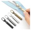 Zipper Replacement, Pack of 10 Metal Zipper Pulls, Multicolor, 50 x 6 mm, for Zipper Slider Heads and Repairs (Black) view 3