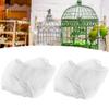Haofy Soft, Breathable Bird Cage Cover and Seed Catcher, 2-Pack, Stretchable Mesh, Small view 2