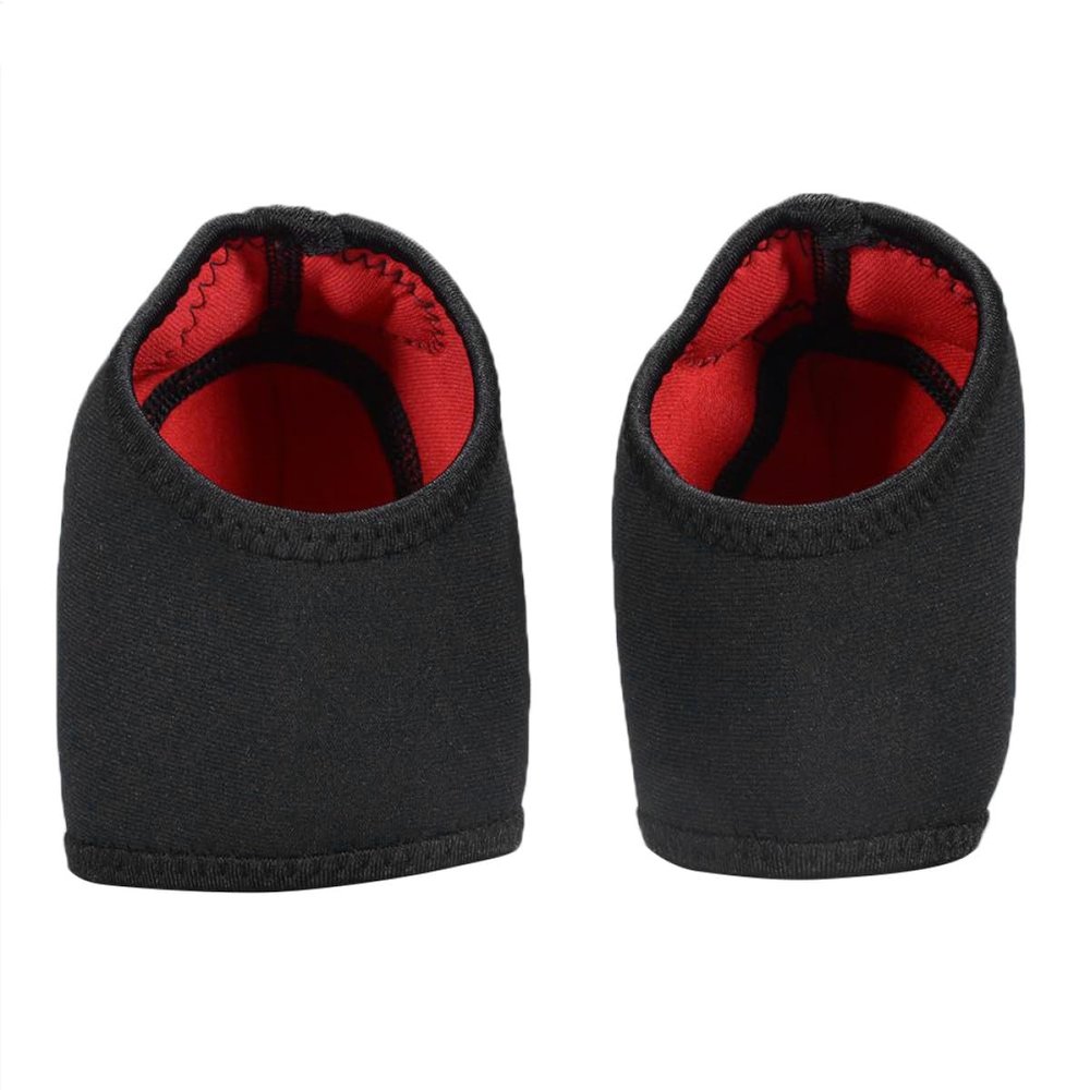 Protective Heel Supports, 2 Pieces, Black Neoprene