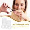 Silicone Scissor Ring Inserts, 10 Pieces, Finger Protection Rings for Hair Scissors view 3