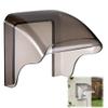 Waterproof Outdoor Outlet Cover with Clear Lid, Gray view 2