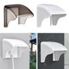 Waterproof Outdoor Outlet Cover with Clear Lid, Gray view 3