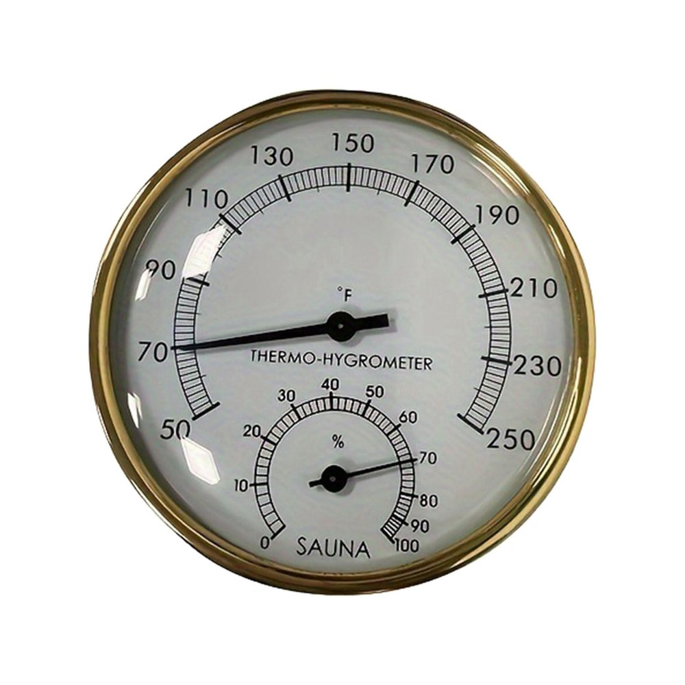 Wall-Mounted Sauna Temperature and Humidity Meter