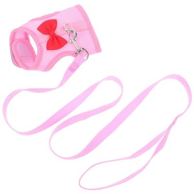 BESTOMZ Adjustable Rabbit Harness with Escape-Proof Chest Strap and Mesh Fabric