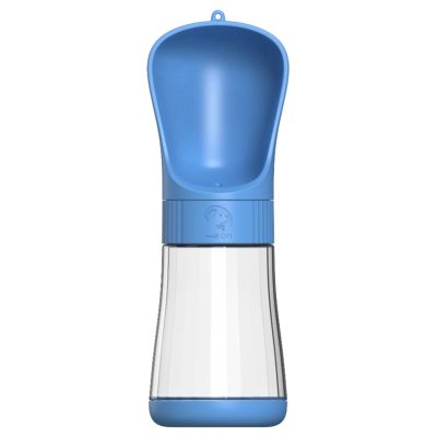ZwaitL Portable Dog Water Bottle and Travel Feeder, 325 ml/170 ml