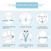 Vdaxvme Front-Facing Pet Chest Carrier with Ventilation Mesh and Storage Pockets view 4