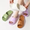 SQOYEI Indoor Silent Foot Massage Slippers, Flat-Foot Massage Shoes, Non-Slip Reflexology Sandals, Soft and Stretchable (Green, EU 36–37) view 2