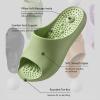 SQOYEI Indoor Silent Foot Massage Slippers, Flat-Foot Massage Shoes, Non-Slip Reflexology Sandals, Soft and Stretchable (Green, EU 36–37) view 3