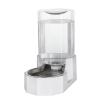 Sfozstra 7L White Dog Water Fountain – Stainless Steel, Stable view 1