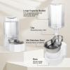 Sfozstra 7L White Dog Water Fountain – Stainless Steel, Stable view 3