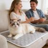 Xinhuju Dog Cooling Mat - Sweat-Absorbing Bed | 45x35 cm Soft Cat Cooling Mat for Puppies, Cats, Crates, Floors, Sofas, Home & Travel view 3