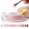 No File Clear Builder Gel for Gel Nails, 50 ml – Self-Leveling, No Filing, UV/LED view 1
