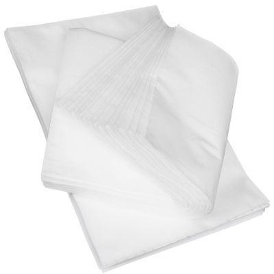 POPETPOP Disposable Bed Sheets, Breathable and Safe for Massage Tables, 40-Pack, White Nonwoven Covers
