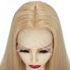 Larafona #32 Light Blonde 100% Remy Human Hair Wig, 20 in, Transparent Lace view 4