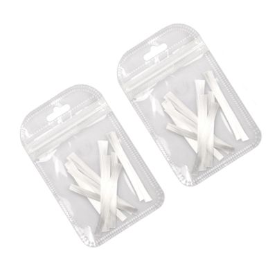 SOLUSTRE 2 Bags Nail Fiber Paper Tape, White, for Nail Extensions, Lightweight Nail Art Fiber Material for Nail Artists and Nail Extension Kits, Random Color