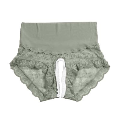 Women's Crotchless Lace Thong Panty