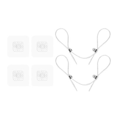 Folpus Stainless Steel Anti-Tip Safety Straps with Wall Anchors