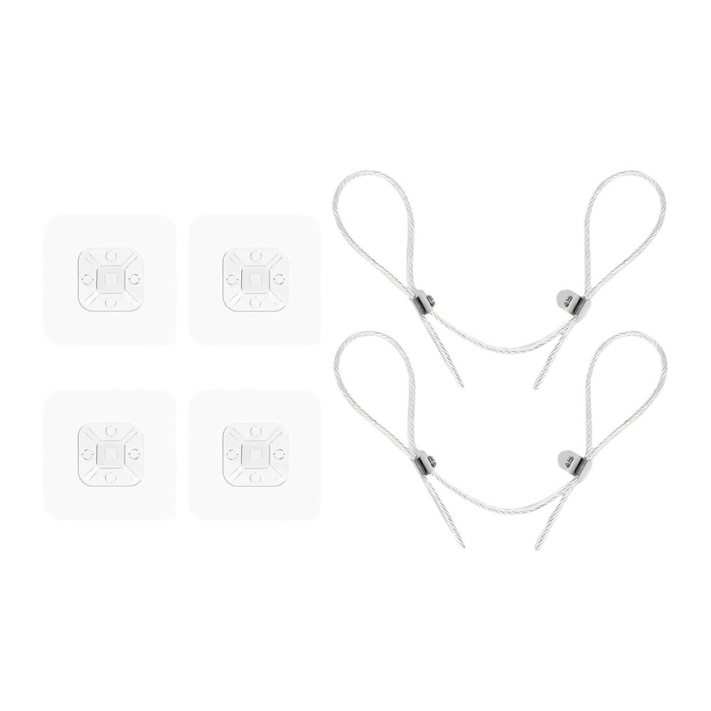 Folpus Stainless Steel Anti-Tip Safety Straps with Wall Anchors