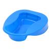Thickened Blue Bedpan with Scale and Stable Stand for Hospital Beds view 1