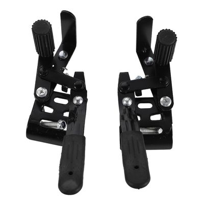 MAGICLULU 1 Pair Metal Wheelchair Brake Parts with Dual Brake System