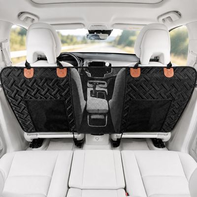 Eosarcu Car Mesh Organizer and Dog Barrier with Seat Protection