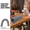 TOVINANNA Foldable Plastic Hamster Tunnel for Playing, Resting, Training, and Hiding view 3
