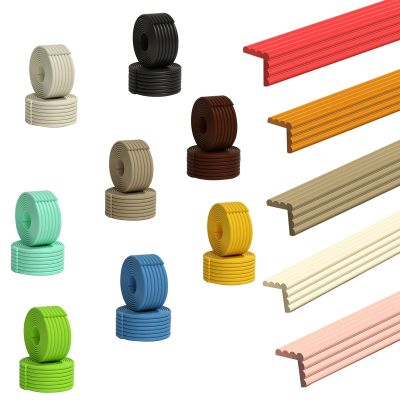 2M, 5M, 10M, 20M Edge Protector, Bumper, High-Density Foam, W-Shape for Tables, Fireplaces, Countertops (Black, 20M)