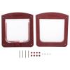 PLAFOPE Two-Way Pet Door for Dogs and Puppies, Durable PP, Easy Installation view 1