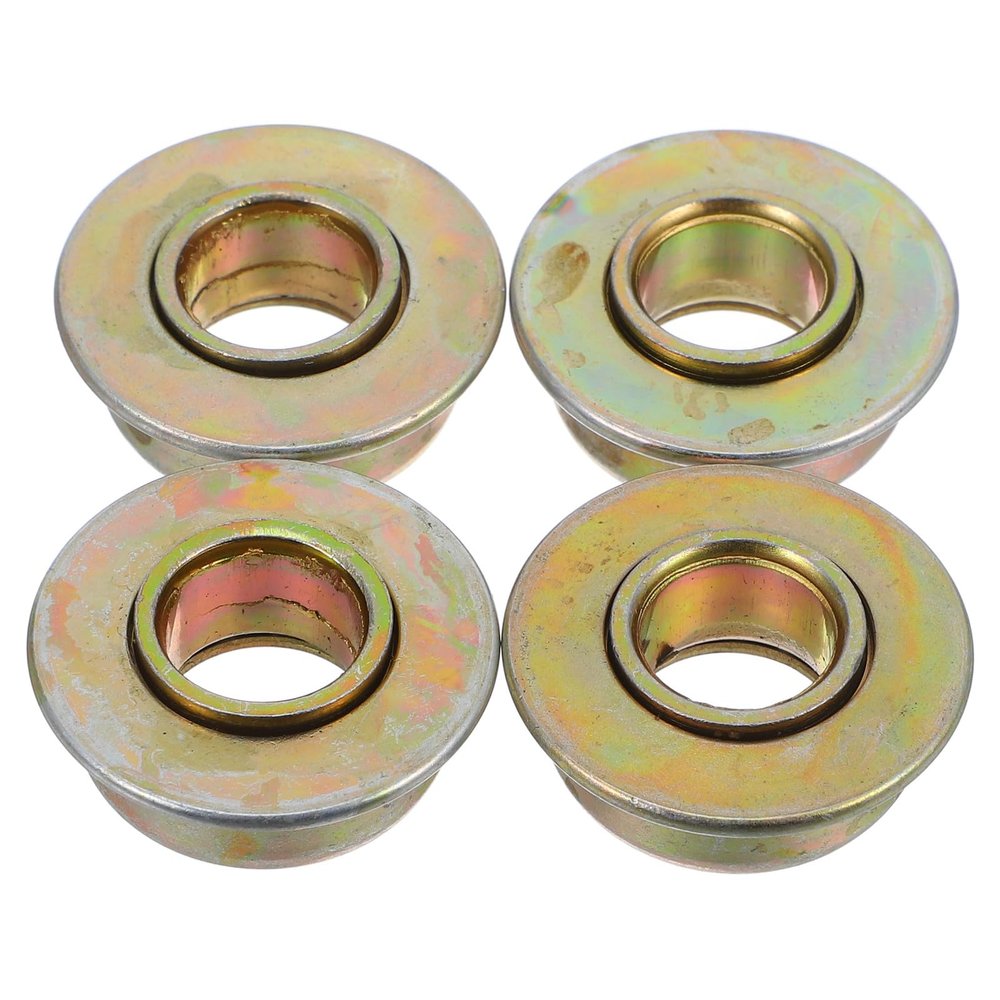 ROMISBABA 4-Piece Steel Wheelchair Fork Bearing Set, Wear-Resistant, for Wheelchair Fork and Front Wheel Bearing Repair