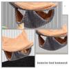 SOLUSTRE Safe and Comfortable Small Animal Hammock, Double-Layer Cotton, Soft Winter Hideaway for Rats and Guinea Pigs view 4