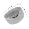 Alipis 360 mL Porcelain Shaving Bowl, Marble Look view 2