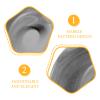 Alipis 360 mL Porcelain Shaving Bowl, Marble Look view 3