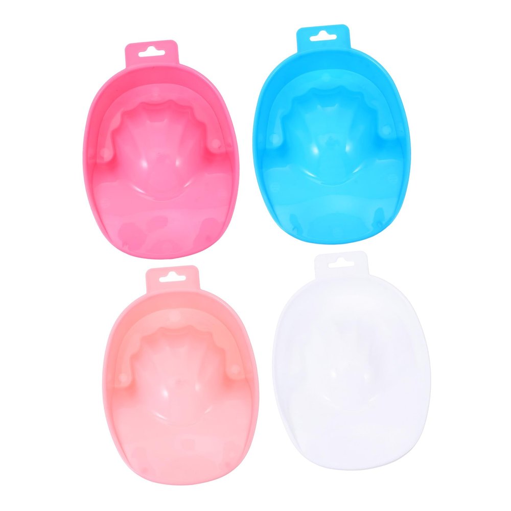 KAJNBN 4-Piece Manicure Set with PP Soaking Bowls