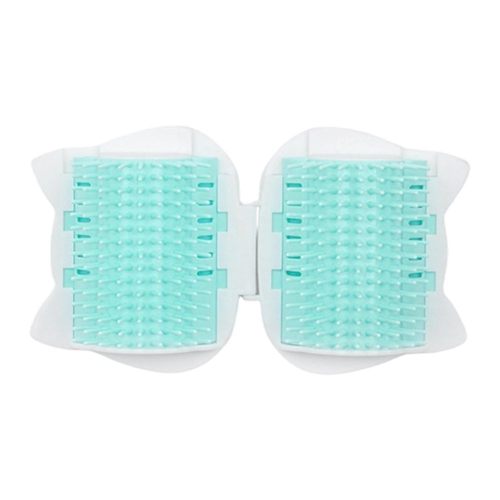 Cat Self-Groomer - Corner Scratcher & Brush