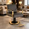 Dalumian Hydraulic Salon Styling Chair for Hair Braiding, Adjustable Height 83–93 cm view 1