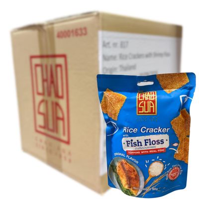 Rice Crackers with Fish Floss - Multipack (12 x 50 g)