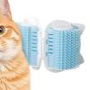 Cat Brush - Wall-Mounted Self-Care Scratcher, Soft Cat Brush view 1