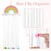 jojofuny Rainbow Hair Clip Organizer, Cotton, Christmas Party view 3
