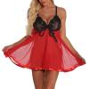 Generic Women's Seductive Nightwear with Veil, S–6XL (S) view 3