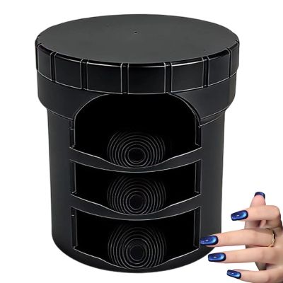 Rotating 3D Glass Bead Nail Magnet Tool