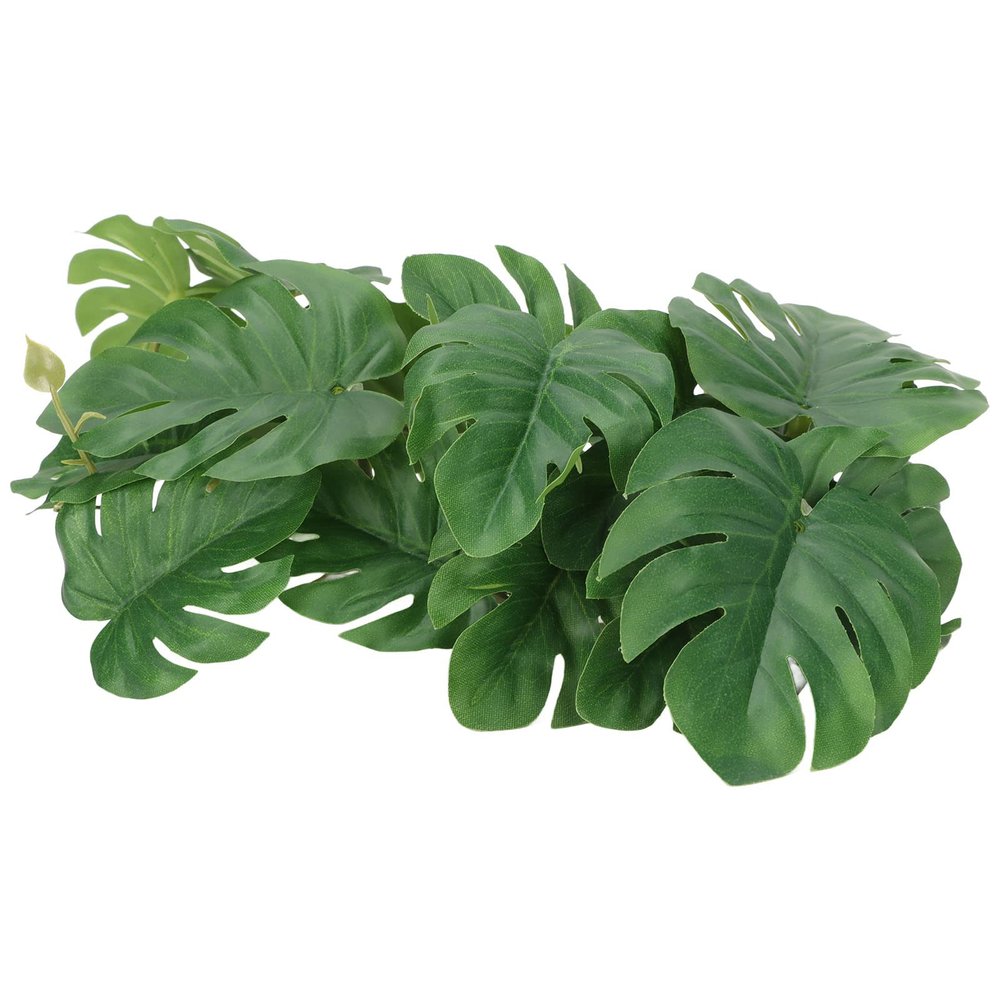 Tnfeeon Artificial Reptile Plant Leaves