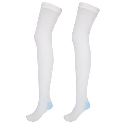TIKATARER Compression Socks for Women and Men, Non-Slip Medical Support Socks with Soft Polyurethane Fiber, Ideal for Relieving Swelling Discomfort (XL)