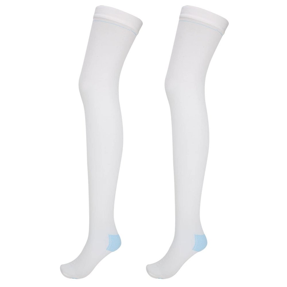 TIKATARER Compression Socks for Women and Men, Non-Slip Medical Support Socks with Soft Polyurethane Fiber, Ideal for Relieving Swelling Discomfort (XL)