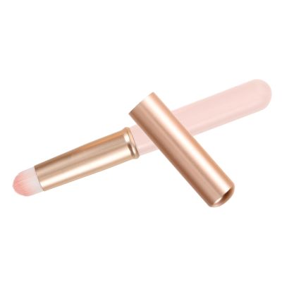 VICASKY Lip Brush with Ergonomic Design and Aluminum Handle, Compact and Lightweight