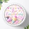 Personalized Back-to-School Fondant Cake Topper with Name, 8 in view 3
