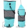 HEEPDD Mesh Boat Trash Bag for Easy Disposal, Lightweight Tear-Resistant Material, 33.4 in. High, 10.2 in. Diameter, Compact Foldable Design for Boating, Kayaking, and Outdoor Trips (Blue) view 4