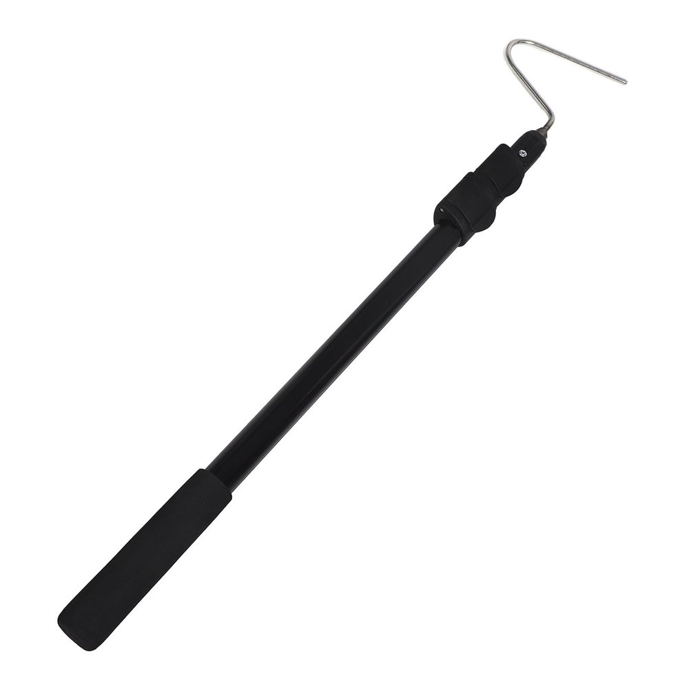 SHINEOFI Aluminum Alloy Snake Hook with Non-Slip Handle and Telescoping Shaft