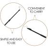 SHINEOFI Aluminum Alloy Snake Hook with Non-Slip Handle and Telescoping Shaft view 3