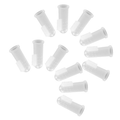 VALICLUD Silicone Finger Toothbrushes for Dogs and Pets, 20 Pieces, Double-Sided, Gentle and Safe for Teeth and Gums